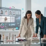 UK TikTok Shop creator marketing dashboard with influencer cards, products and sales metrics