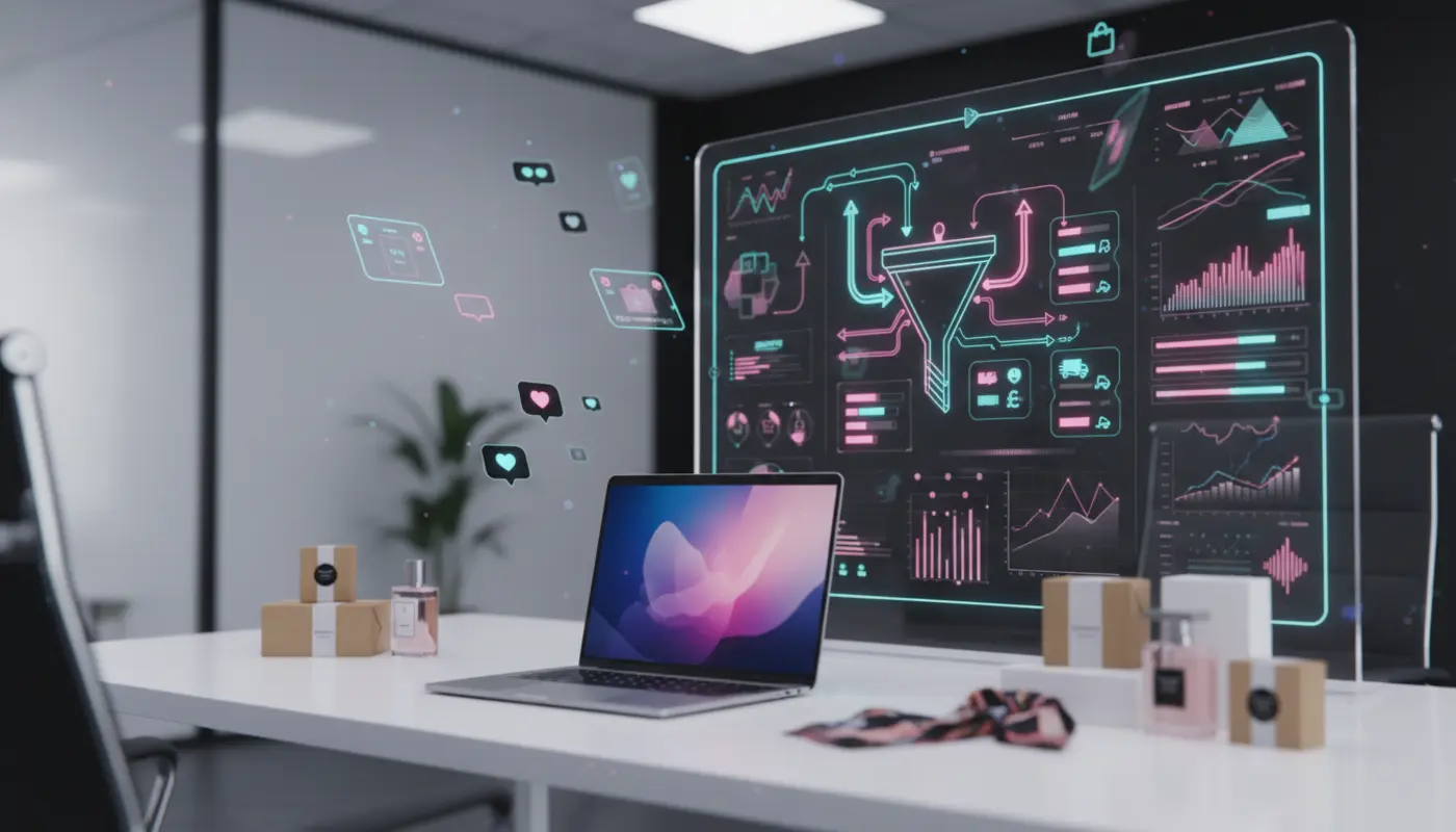 UK TikTok Shop seller reviewing analytics dashboards for ecommerce growth