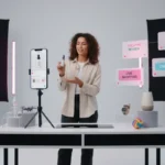TikTok Shop growth shown in a premium UK studio ecommerce scene