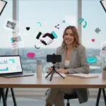 UK TikTok creator studio scene for paid brand deals, media kits and analytics.