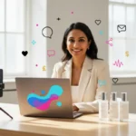 UK TikTok creator studio showing social selling, trust building and online presence growth.