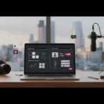 TikTok Studio and LIVE Studio workflow in a clean UK creator studio