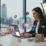 UK TikTok Seller Center dashboard for managing products, orders and payouts in a modern ecommerce studio.